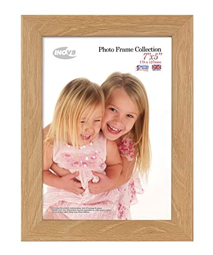 Image of Inov8 Framing - Lime Oak 7x5 Inch (12x17cm) British Made Photo Frame - Wood Effect with Glass Picture Frame