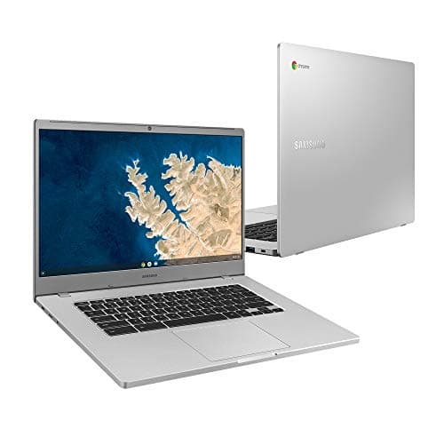 Image of Samsung Chromebook 4+ - 15.6" Inch Full-HD Display Laptop 32GB (Intel Celeron N4000, 4GB RAM, 32 GB eMMC, Chrome OS), (UK Version)