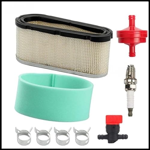 Image of ComfyHarbor Air Filter Kit 496894S 493909S 272403S for Lawn Mower Small Engine with Fuel Filter Valve Clamps Spark Stopper High Flow Replacement Part For Easy Install