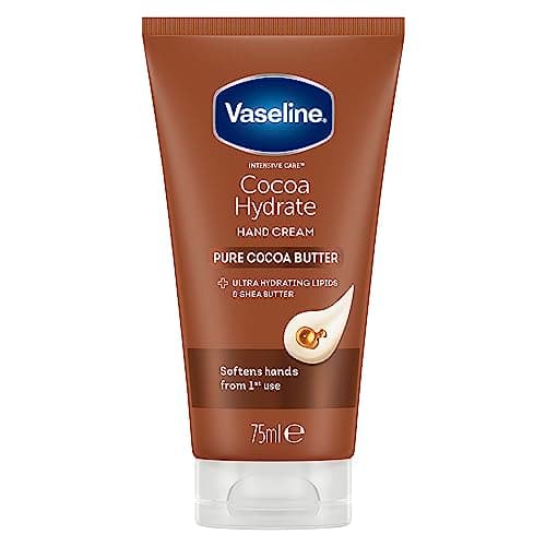 Image of Vaseline Intensive Care Cocoa Hydrate moisturiser with ultra-hydrating lipids and shea butter Hand Cream for dry hands 75 ml