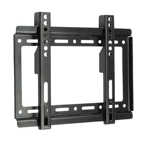 Image of TV Wall Bracket for 14-42 inch TVs, Ultra-Slim Screen Monitor TV Bracket, Flat to Wall Mount up to 25kg, Max VESA 200x200mm