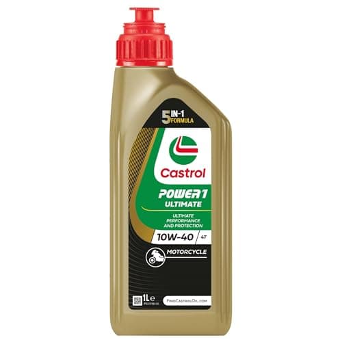 Image of Castrol POWER1 ULTIMATE 4T 10W-40 Motorcycle Oil 1L, Gold