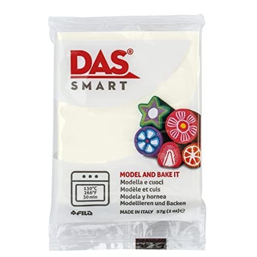 Image of DAS Smart Oven Bake Modelling 57g Clay, Opal White, For Professionals and Hobbyists