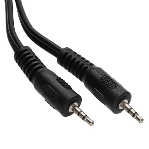 Image of kenable 2.5mm Stereo Jack to 2.5mm Jack Cable Male to Male Audio Lead 3 Pole 2m Black