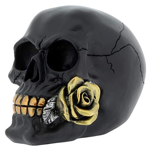 Image of Nemesis Now Black Rose from the Dead Figurine 15cm Black