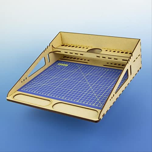 Image of Modelcraft WTA4/CM Work Station & A4 Cutting Mat, Wood