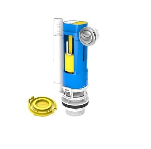 Image of Thomas Dudley Victoria™ Mechanical Dual Flush Valve, Adjustable 180mm to 280mm, 2” Outlet, Chrome Dual Flush Push Button and Supplied with Our new Valve Mate - retrofit Flush Valve Adaptor Included