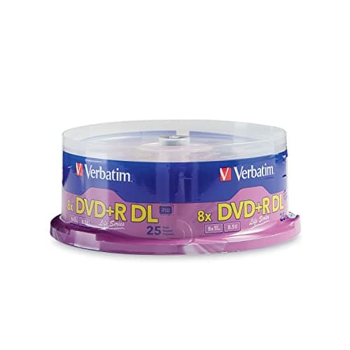 Image of Verbatim DVD+R DL Double Layer 8.5GB 8X LifeSeries - 25pk Spindle 71122