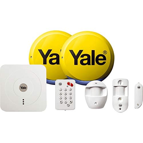 Image of Yale SR-330 Smart Living Home Alarm & View Kit, White, Part Arming Function, App Control, Remote Viewing