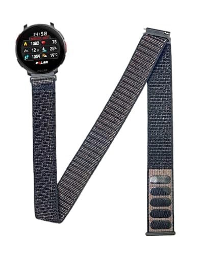 Image of OUTPUTBT 50 cm Bracelet Compatible with Polar Grit X Pro/Grit X/X2 Pro, Vantage M/M2/M3, Vantage V3 Bicep Band/Anklet Elastic Sport Replacement Strap 22 mm for Men and Women, 22 mm x 500 mm x 2 mm