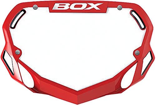 Image of Box Phase 1 Number Plate Large red