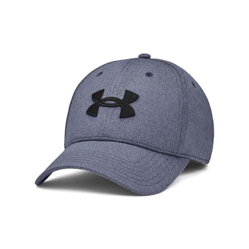 Image of Under Armour Mens Ua Blitzing Baseball Cap, Grey / Black, L-XL EU