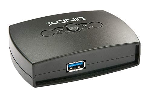 Image of Lindy USB 3.0 Switch 2 Port 2 PCs share 1 USB 3.0 Device