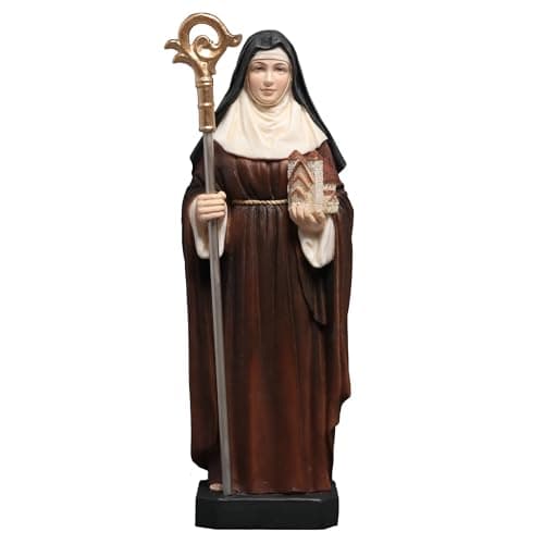 Image of Veronese Design 6 1/2 Inch Saint Brigid of Kildare Polyresin Hand Painted Religious Collectible Figurine Statue