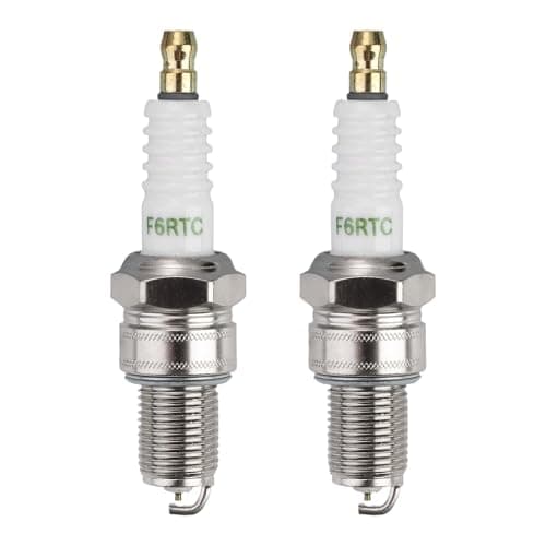 Image of Car Spark Plug F6RTC, Spark Plug Replacement for Ngk BP6ES, Bosch W6D, Champion N9YC, Denso W20EP IW20 High Performance OEM Spark Plugs for Cars, Motorcycles, and Small Engines (2 Pack)