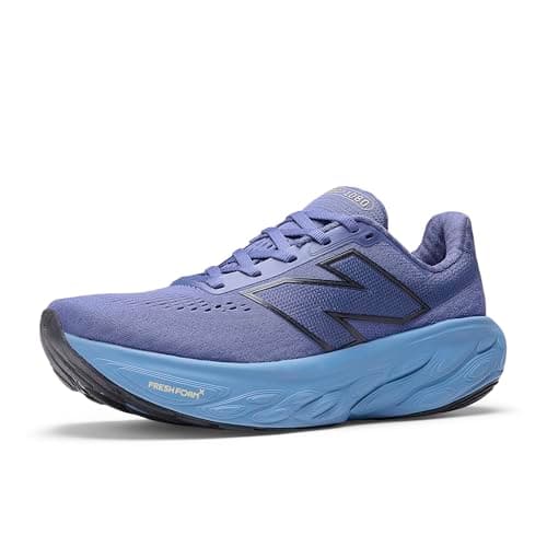 Image of New Balance Women's Fresh Foam X 1080 V14 Running Shoe, Dream State/Blue Oyster/Morel, 5.5 UK