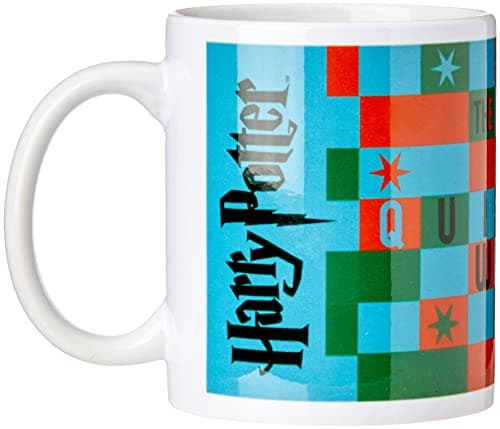 Image of Harry Potter Ceramic Mug with HP Logo and Souvenir Quidditch World Cup Graphic in Presentation Box - Official Merchandise