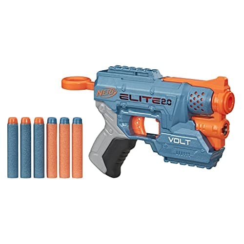Image of Nerf Elite 2.0 Volt SD-1 Blaster, 6 Nerf Elite Darts, Light Beam Targeting, Dart Storage, Tactical Rails