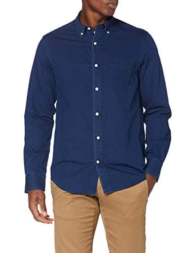 Image of GANT Men's Shirt, Blue (Dark Indigo), S