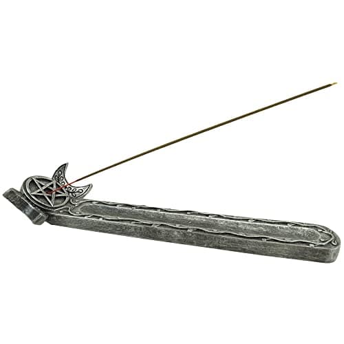 Image of Nemesis Now Twilight Triple Moon Incense Burner, Grey, 27.3cm