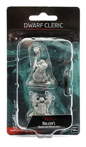 Image of Dungeons & Dragons Nolzur's Marvelous Unpainted Miniatures (W1) Dwarf Male Cleric