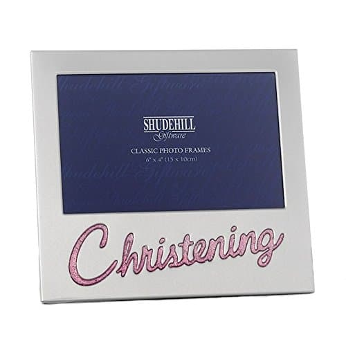 Image of Glitter Christening Photo Frame 6x4