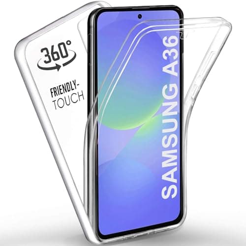 Image of DNSEA Galaxy A36 / A36 5G Case, Front & Back 360° Clear Protector Full Body Case Cover Hard PC & Soft TPU Silicone Gel Mobile Phone Case Anti-Shock Cover For Samsung Galaxy A36 5G