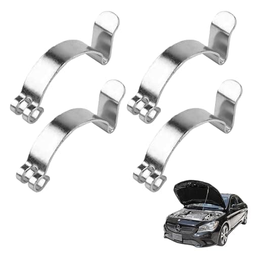 Image of ZenithQuest 4PCS Silver Car Air Filter Cleaner Housing Box Lid Spring Clip Clamp for Car Air Filters