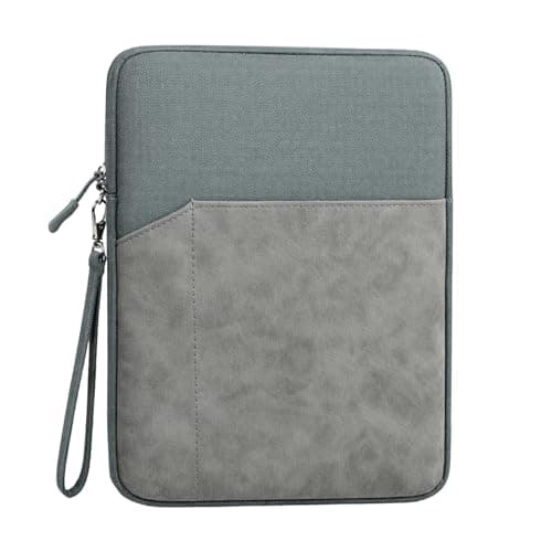 Image of Tablet Sleeve for 9-11 Inch Devices, iPad Sleeve, Water-Resistant iPad Carry Case with Pen Holder, Shockproof Tablet Bag for Air, Galaxy Tab (Grey)