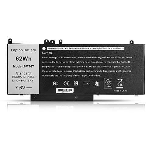 Image of ARyee 6MT4T Battery Compatible with Dell Latitude 15.6" E5470 E5570 Notebook Series Precision 3510, Replacement for 07V69Y 6MT4T 7V69Y TXF9M 79VRK(7.6V 62Wh)
