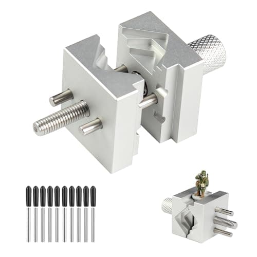 Image of Magicrose Precision Mini Vise for Hobbies & Crafts - Multi-Function Tabletop Bench Clamp for Model Building, Painting, Soldering, and Jewelry Making - Small Parts Holding Tool