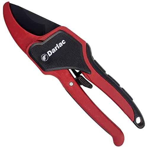 Image of Darlac Classic Ratchet Pruner – Garden Pruner That Multiplies Pressure Applied - Razor Sharp Blades Ideal for Gardeners with a Weaker Grip - SK5 High Carbon Steel Blade