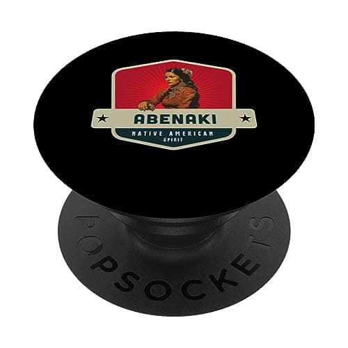 Image of Abenaki American Native Indian Spirit Warrior PinUp Girl PopSockets Swappable PopGrip