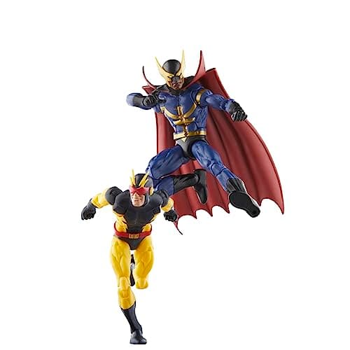 Image of Hasbro Marvel Legends Series Marvel's Nighthawk and Marvel's Blur, 2-Pack of Comics 6" Marvel Legends Action Figures
