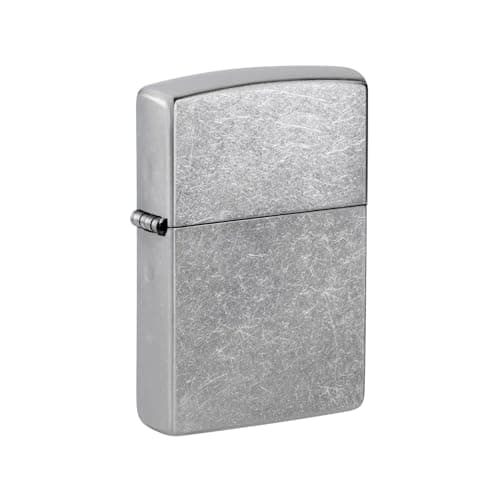 Image of Zippo Windproof Lighter - Classic Street Chrome - Refillable - Reusable - Windproof Design - Gift Box - Made in USA