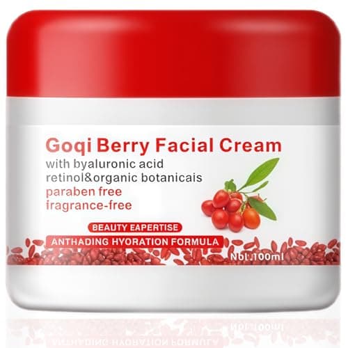 Image of 100g Goji Berry Face Cream - Facial Moisturiser - Anti Wrinkle Face Cream, Women’s Anti-Aging Anti-Wrinkle Moisturizing Revitalizing Facial Moisturiser, 1PCS