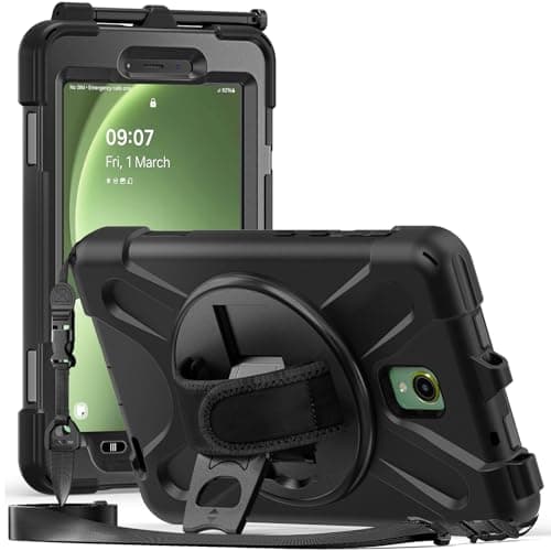 Image of ProCase for Galaxy Tab Active5(X300)/Active3(T570) with S Pen Holder, Rugged Heavy Duty Shockproof Rotating Kickstand Protective Cover