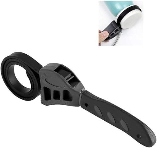 Image of DEWIN Strap Wrench, Adjustable Spanners Set Rubber Strap Wrench Jar Lids Tighten Loosen Plumbing Tool Universal Oil Filter Spanner 500mm