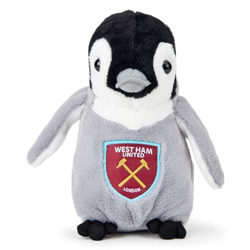 Image of The Gift Scholars West Ham United FC 22cm Penguin Plush: Officially Licensed Eco-Friendly Football Soft Toy, Great for Hammers Supporters of Any Age