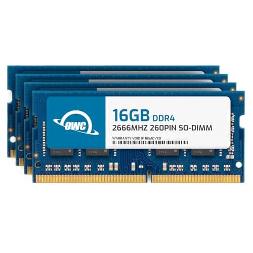 Image of OWC - 64GB OWC Memory Upgrade Kit - 4 x 16GB PC21300 DDR4 2666MHz SO-DIMMs for 27-inch iMac with Retina 5K (2019-2020) and compatible PCs