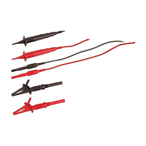 Image of Martindale TL56 GS38 Fused Test Leads Set, 4 mm Diameter, Red/Black