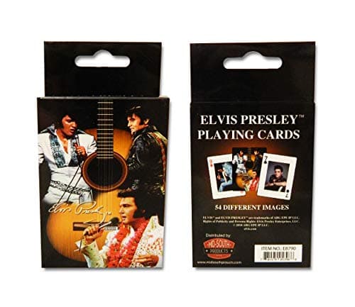 Image of Midsouth Products Elvis Playing Cards - Elvis Presley with 54 Images