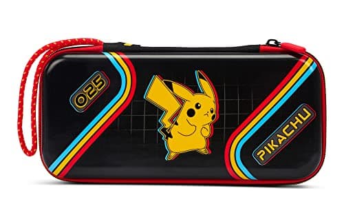 Image of PowerA Slim Travel Pro Case for OLED Model, Nintendo Switch and Nintendo Switch Lite - Pokémon: Pikachu Arcade Hard Shell Protective Case Cover Gaming Case Console