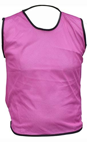 Image of PROSTYLE SPORTS Football Training Bibs Football Netball Rugby Hockey Cricket Pack of 10 (Purple, Adult)