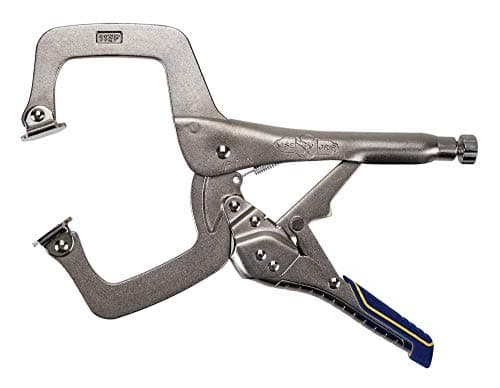 Image of IRWIN Vise-Grip Welding Pliers, Fast Release, C-Clamp with Swivel Pads, 11-Inch (IRHT82586)