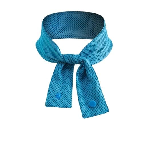 Image of Reusable Self-Cooling Neck Scarf ﻿(Blue)