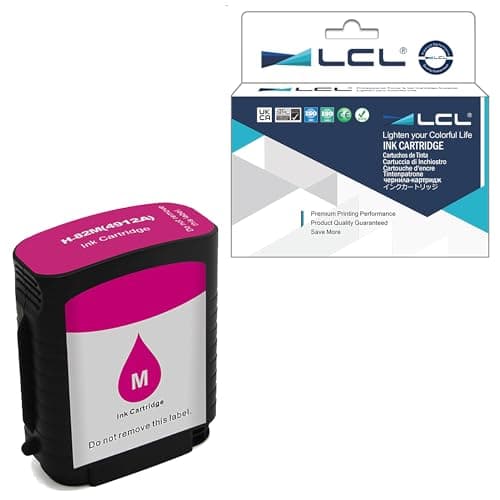 Image of LCL Compatible Ink Cartridge 82 C4912A (1 Magenta) Replacement for HP DesignJet printers: 510 Designjet 500 500ps 500Plus 800 800ps 815 815mfp 820 820mfp