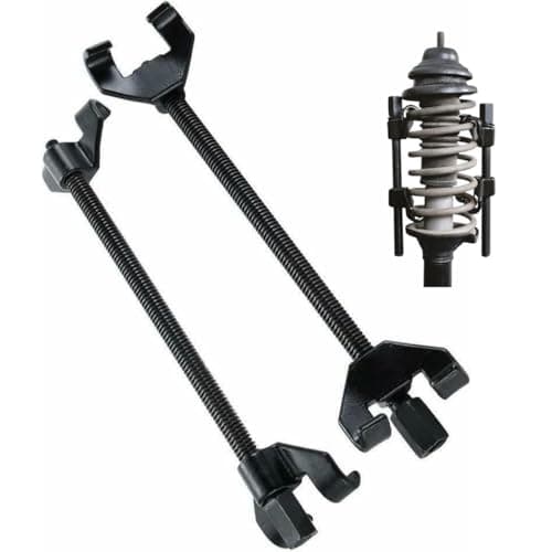 Image of Heavy Duty Coil Spring Compressor Set 380mm – Automotive Suspension Tool for Professional Mechanics – Dual Claw Strut Spring Clamp for Cars, SUVs, Light Trucks