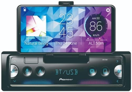 Image of Pioneer SPH-10BT Next Generation Smartphone Receiver, 1-DIN, with Bluetooth, USB and Spotify, Connects to iPhone & Android, Black
