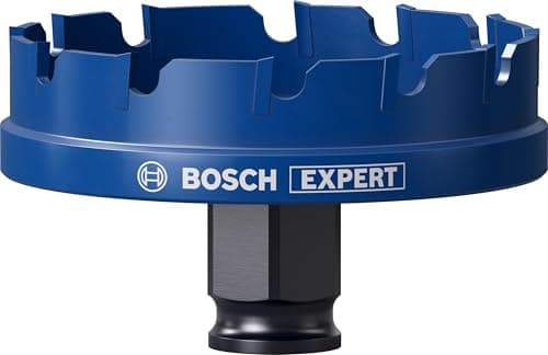 Image of Bosch 1x EXPERT Sheet Metal Hole Saw For Power Change Plus Systems (for Stainless steel sheets, Steel sheets, Ø 68 mm, Professional Accessory Rotary Drill/Drivers)
